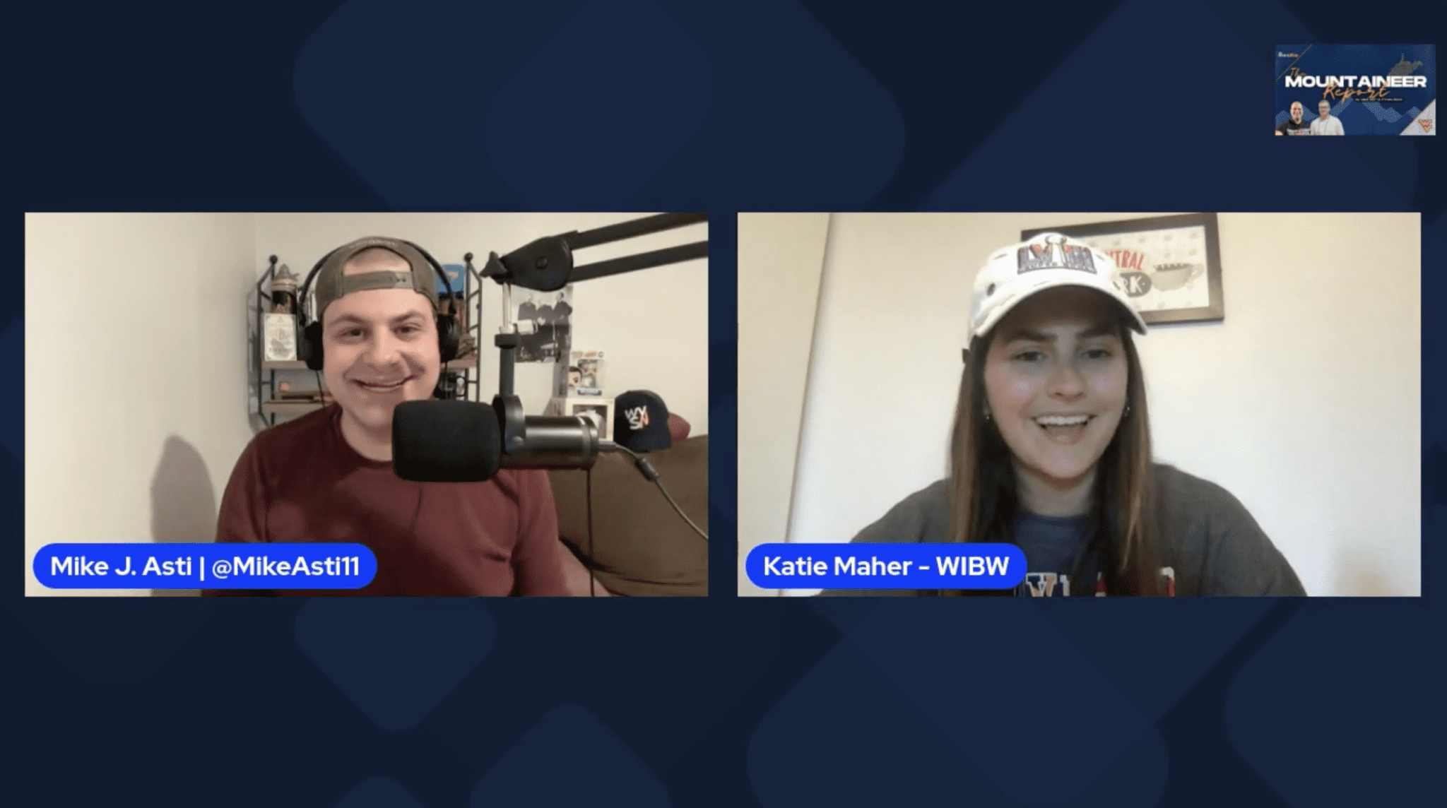 Mike Asti and Katie Maher on Mountaineer Report previewing WVU-Kansas State
